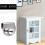 Praktischer Türgriff Glas Pull Handle Silber Punchfrei 10