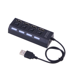 4 Nabe Nabe Usb-Splitter 2.0 Daten-Hub Usb Usb-Hub 2.0 Black