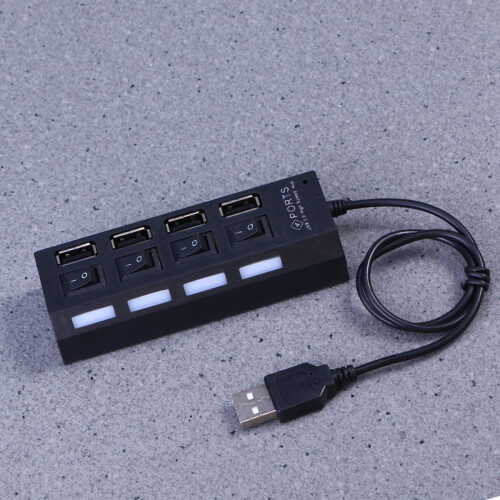 4 Usb Splitter 20 Datenhub Usb Hub Usb 20 Usb Hub Schwarz 1