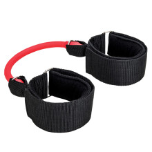 Widerstandsband Beinpulley Mit Verstellbaren Manschetten Rot
