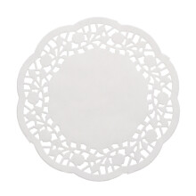 100Stk Spitzen Papier Pads Weiß Für Kuchen Tischdeko Und Ölaufnahme