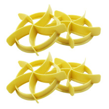 4Stk Gelbe Bread Press Molds Für Teig Und Pastry Baking Tools