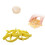 4Stk Gelbe Bread Press Molds Für Teig Und Pastry Baking Tools 3