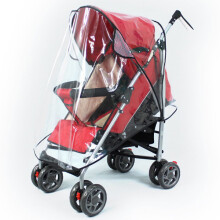 Babywagen Regenschutz Universal Atmungsaktiv Mehrfarbig PVC