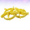 4Stk Gelbe Bread Press Molds Für Teig Und Pastry Baking Tools 8