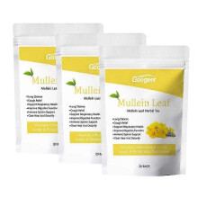 (20) 20-60bags Mullein Leaf Tea Bags Herbal Lung Cleansing Breathing Cough Relieve Tea for Lung & Throat Health,20 Bags/Pack