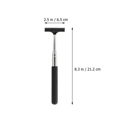 Automotive Car Windshield Cleaner Tool with Handle Black 1