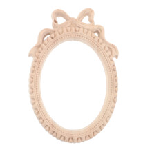 Vintage Wood Carved Picture Frame With Intricate Design For Photos