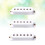 3Pcs Single Coil Pickup Covers White ABS Plastic Guitar Replacement 4