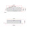 3Pcs Single Coil Pickup Covers White ABS Plastic Guitar Replacement 2