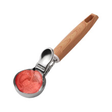 Ice Cream Scoop Stainless Steel Scooper with Ergonomic Grip and Trigger Release Dishwasher Safe