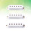 3Pcs Single Coil Pickup Covers White ABS Plastic Guitar Replacement 8