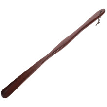 Home Lifter Shoe Horn Long Handle Wooden Portable Stick