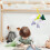 1Pièces Mobile Bébé Bois Feutrine Jouet Suspendu Coloré 7