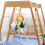 1Pièces Mobile Bébé Bois Feutrine Jouet Suspendu Coloré 11