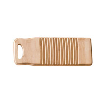 Khaki Bamboo Washboard Laundry Board Anti-Slip Sturdy for Washing