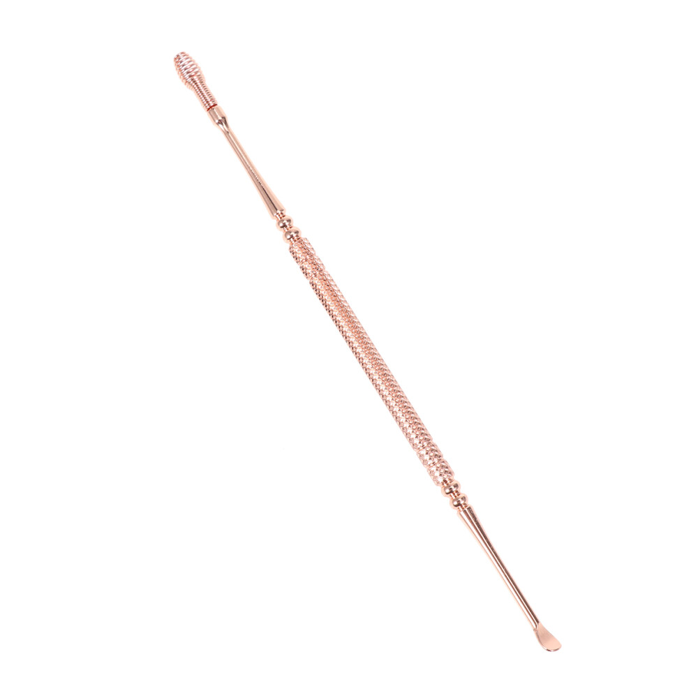 Solustre Ear Spoon Stainless Steel Double Head Wax Remover For Adults Children