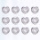 12Pcs Pink Heart-Shaped LED Ice Cubes Glowing Decorations for Parties 9