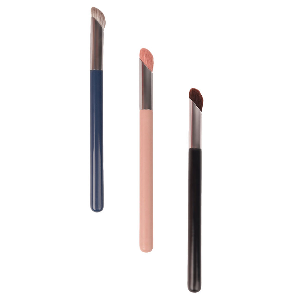 Iplusmile Cream 3Pcs Eye Makeup Brushes Set Finger-Pulp Shape Concealer Cosmetic Tools
