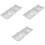 3Pcs Sauce Dipping Tray Three Grids Appetizer Serving Dish Reusable 5