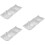 3Pcs Sauce Dipping Tray Three Grids Appetizer Serving Dish Reusable 9