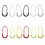 12Pcs Durable DIY Zipper Tags Portable Replacement Pulls for Backpacks 2