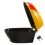 Durable Yellow Plastic Motorcycle Rear Storage Box Tail Case 5