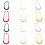 12Pcs Durable DIY Zipper Tags Portable Replacement Pulls for Backpacks 4