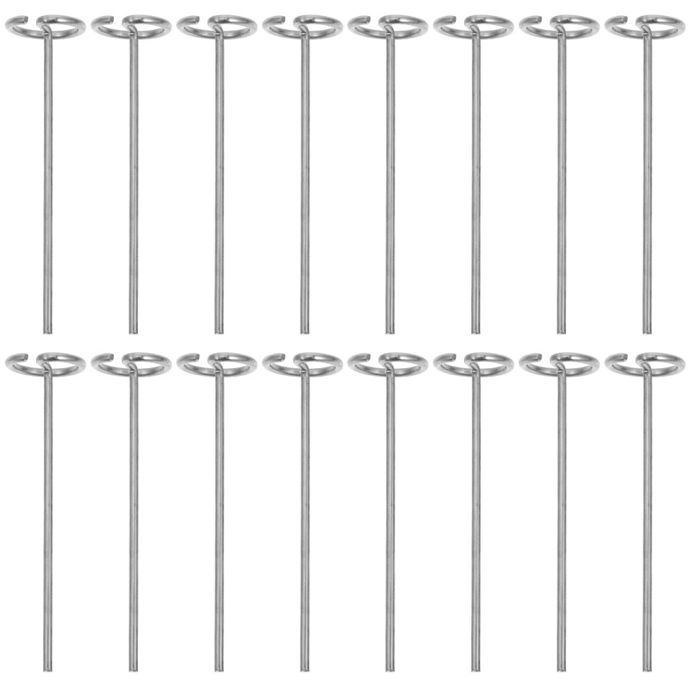 20Pcs Durable Steel Gardening Stakes For Lawn Staples And Tent Anchors 3061873985075
