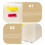 Home Use Large Capacity Bread Storage Box Beige Galvanized Iron 6