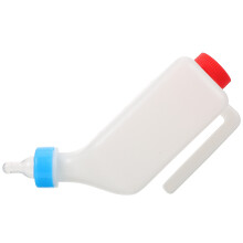White Livestock Milk Bottle Calf and Lamb Feeding Tool for Farm
