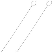 2Pcs Silver Loop Turner Hooks for Sewing Crochet and Knitting Crafts