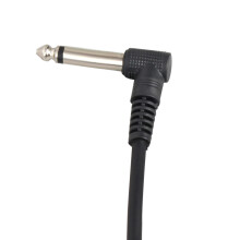 6Stk Schwarze Anschlusskabel Für Bass Gitarre Keyboard Anti-Störsignal