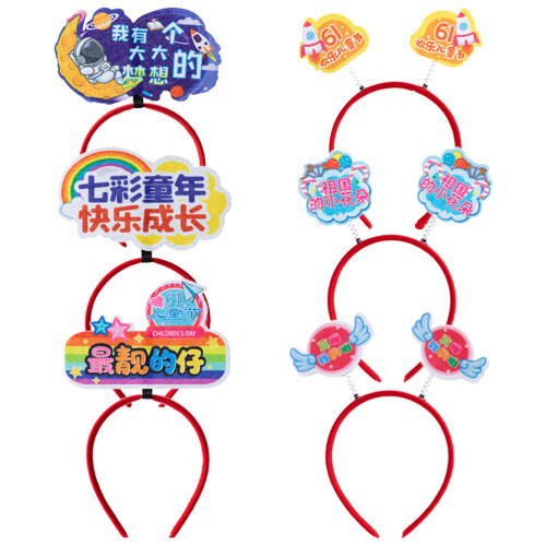 6 Pcs Kids Headband Decorative Headbands 1