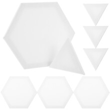 16Pcs Blank Painting Boards White Canvas Drawing Panels for DIY Art