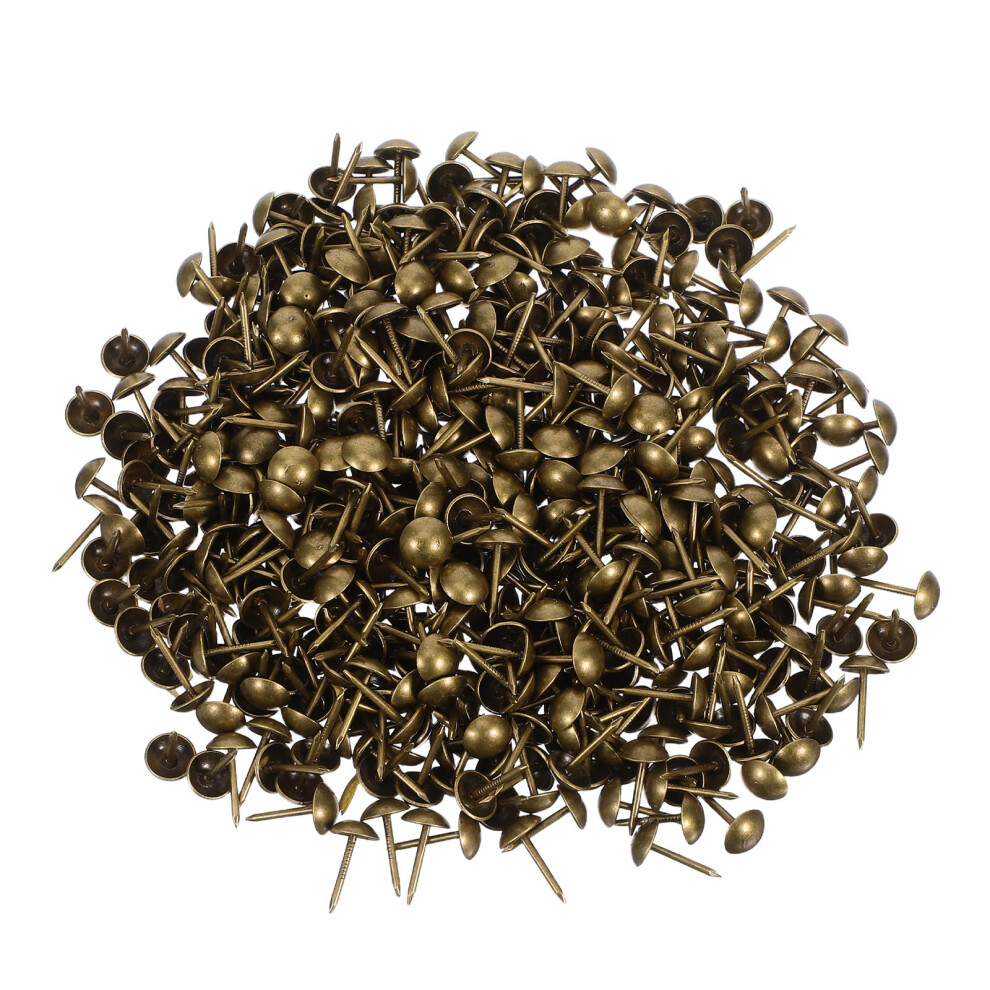 500Pcs Golden Iron Upholstery Tacks Decorative Furniture Nails For Diy 3171083367780