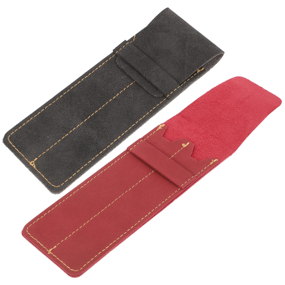 Photos - Pen 2Pcs Compact Leather  Pouches for Storage and Gift Packaging