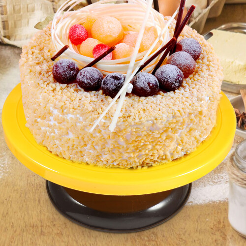 Smooth Rotating ABS Cake Stand with Stable Non-Skid Base 1
