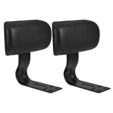 2 Pcs Motorcycle Cushion 20.00x19.00x15.50cm Black