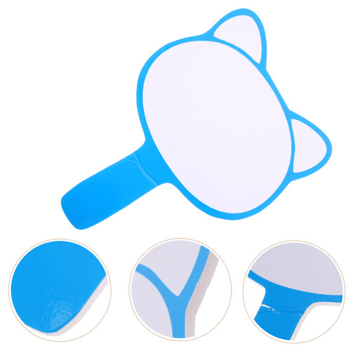 2Pcs Blue Mini Dry Erase Paddle Boards for DIY Voting Scoring Use 2