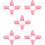 20Pcs False Eyelash Applicator Tweezers Pink Makeup Tool for Beginners 10