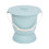 Sky-Blue Plastic Spittoon with Lid High Base Urine Storage Pot 1