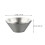 Stainless Ice Cream Holder Silver 1set For Home Use 2