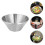 Stainless Ice Cream Holder Silver 1set For Home Use 3