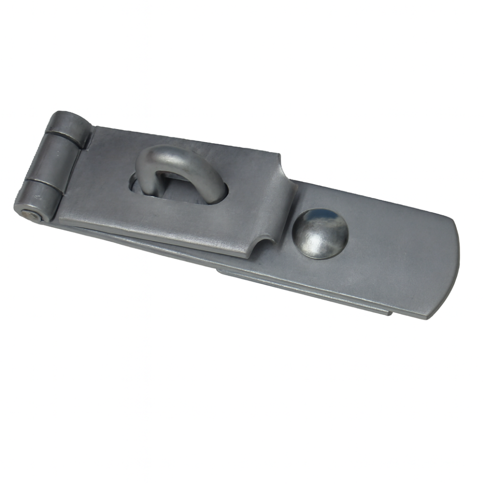 (Swivel Hasp & Staple In 12") Heavy Duty Hasp & Staple Swivel Galvanised 600988556218