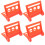 10Pcs Orange Plastic Cargo Trailer Corner Protectors for Box Edges 8