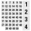 50 Pcs Digital Number Plate Cards Numbered Table Signs Bride 7
