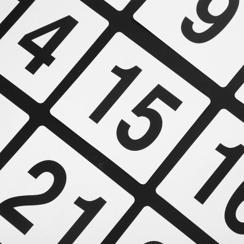 50 Pcs Digital Number Plate Cards Numbered Table Signs Bride 2