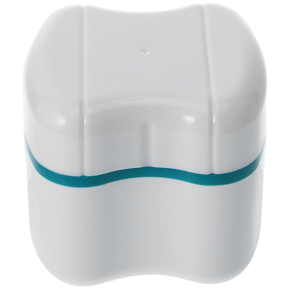 Villcase Green Denture Case Big Capacity Medical Pp Material With Basket