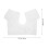 Sweat Protectors For Under Arms Fitted White Polyester 1set 2